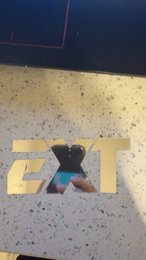 EXT logo decal